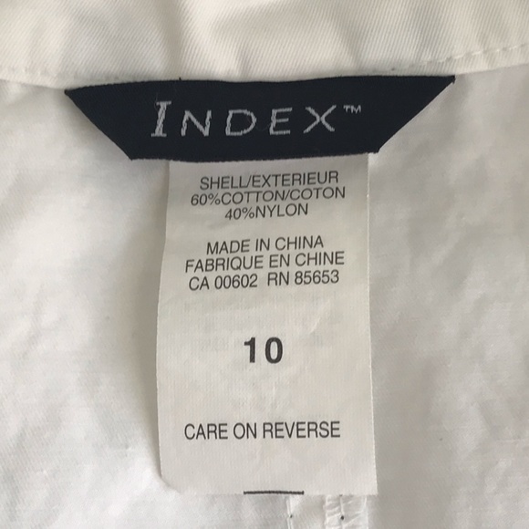 Index white zipper jacket - Picture 7 of 7